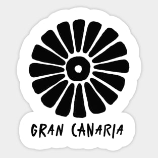 Gran canaria canary islands traditional art pintaderas Spain Canaria’s Sticker
